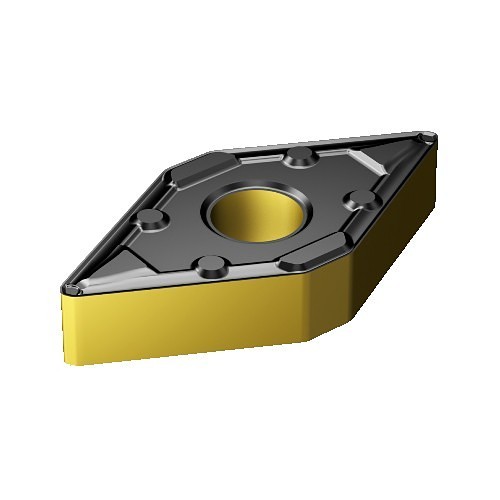 Sandvik Coromant 6533122 Turning Insert, DNMX Insert, Material Grade: K, P, 432 Insert, Rhombus, Size 15 Seat, Negative Rake, Neutral Cutting, For Use On: Cast Iron, Steel, Carbide Tipped, Manufacturer's Grade: 4315