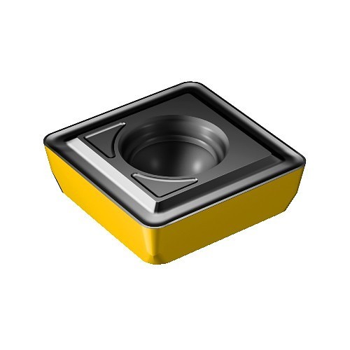 Sandvik Coromant 6633710 Indexable Drill Insert, Square Shape, 880..P-GM Insert, 0403W05 Insert, 0.1102 in Thickness, 0.2913 in Inscribed Circle, For Use On: Cast Iron, Medium Feed, Asymmetrical Point, Manufacturer's Grade: 4334, Material Grade: H, K, M, P