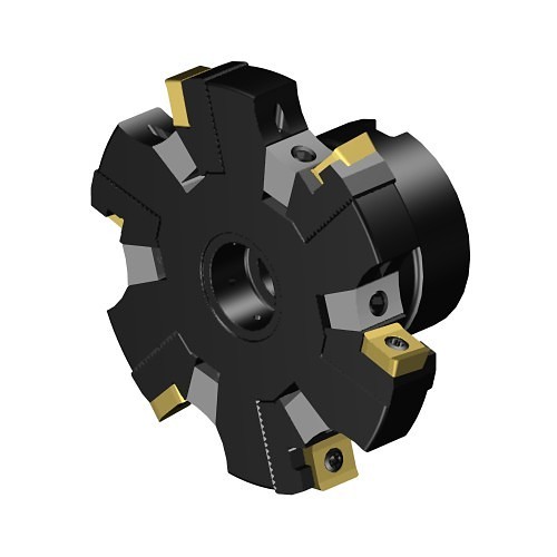 Sandvik Coromant 7295477 Disc Milling Cutter, 4 in Cutting Dia, 0.591-0.689 in Cutting Width, Right Hand Cutting, 1 in Hole Dia, 1 in, 1 in Arbor Hole Diameter, 1.024 in Maximum Depth of Cut, R331.32C