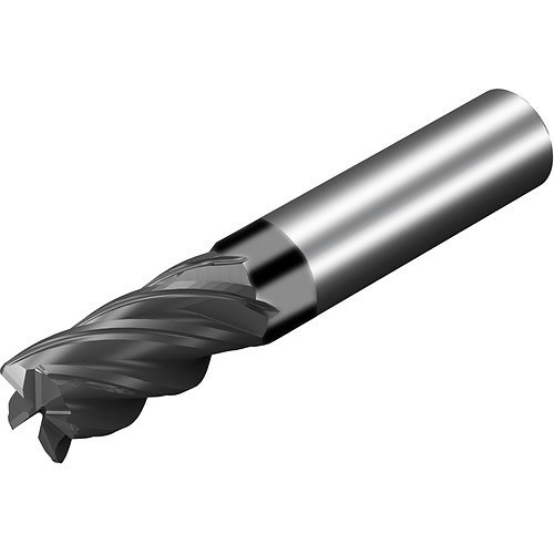 Sandvik Coromant 8036888 Square End Mill, 3/4 in Cutter Dia, 1-1/2 in Length of Cut, 5 Flutes, 6 in Overall Length