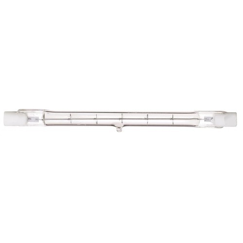 Satco Nuvo S3105 Halogen, 500 W, R7s Double Ended Recessed Single Contact Lamp Base Type, Double Ended Lamp, T3 Shape, 9500 lumens