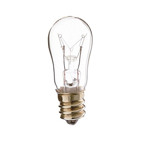 Satco Nuvo S4570 Incandescent, 6 W, E12 Candelabra Lamp Base Type, Sign Lamp, S6 Shape, 40L lumens