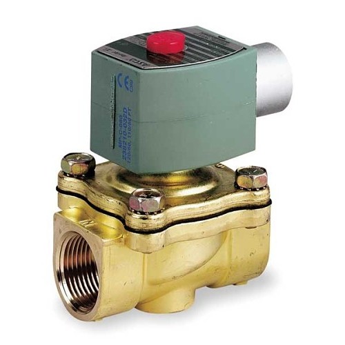 Schneider Electric ASCO™ 8210G009 Solenoid Valve, 3/4 in Nominal, NPT, 125 psi Pressure, 5 Cv, Brass Body