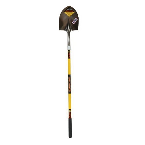 Seymour® 516139 Shovel, 48 in Handle Length, 9-1/2 in Blade Length, 11-1/2 in Blade Width, Spring Steel Blade, Fiberglass Handle