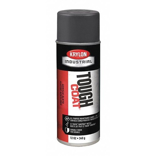 Sherwin-Williams Krylon® A00325007 Spray Paint, 16 oz, Liquid, Dark Machinery Gray, 25 sq-ft Coverage, 15 min Curing