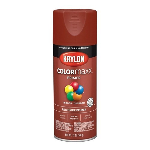 Sherwin-Williams Krylon® Diversified COLORMAXX K05583007 Spray Paint, 12 oz Container, Liquid, Red, 25 sq-ft Coverage, 10 min Curing Time