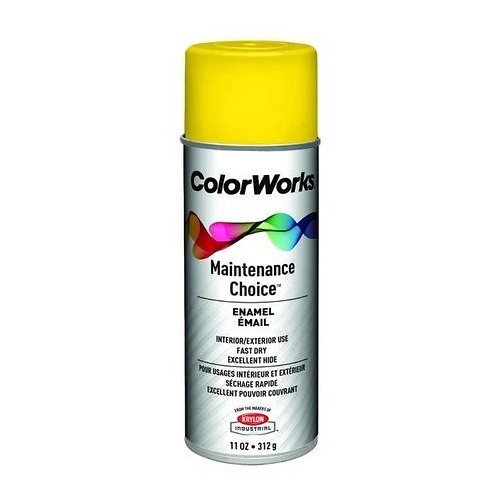 Sherwin-Williams Krylon® Diversified CWBK01287 Spray Paint, 16 oz Container, Liquid, Yellow, 15 min Curing Time