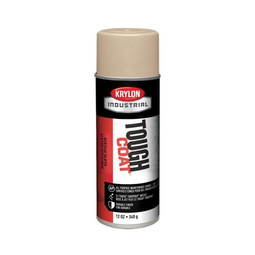 Sherwin-Williams Krylon® Diversified TOUGH COAT® 963160 Spray Paint, 12 oz Container, Liquid, Beige, 20 sq-ft Coverage