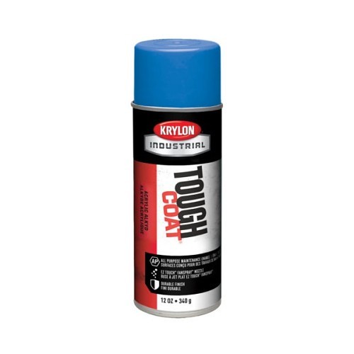 Sherwin-Williams Krylon® Diversified TOUGH COAT® A01510007 Spray Paint, 12 oz Container, Liquid, Blue, 20 sq-ft Coverage, 15 min Curing Time