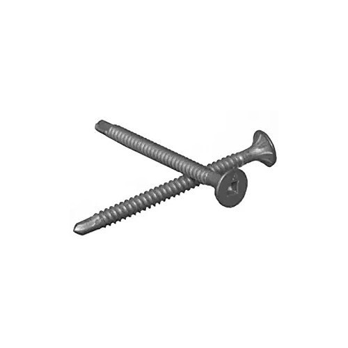 Simpson Strong-Tie® F08T162WDC Tek Screw, #8 Diameter - Thread, 1-5/8 in Overall Length, 410 Stainless Steel