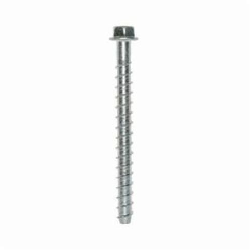 Simpson Strong-Tie® THD37500H Heavy Duty Screw Anchor, 3/8 in Dia, 5 in OAL, Hex Washer Head Drive, Carbon Steel, 2-1/2 in D Min Embedment