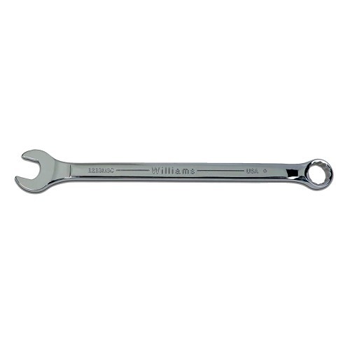 Snap-on Industrial Brands Williams® 1206MSC Combination Wrench, Metric, 6 mm Wrench Opening, Number of Points: 12, 4-27/32 in Overall Length, High Polish Chrome