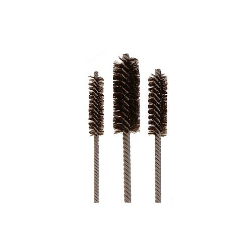 Solo™ 1655SS Tube Fitting Brush, 1-1/2 in Brush Dia, 2-1/2 in Brush Length, 5-1/2 in Overall Length, 0.01 in Filament/Wire Diameter, Stainless Steel Fill