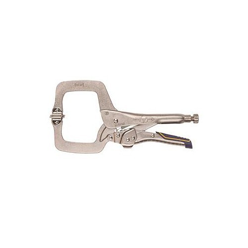 Stanley® Black & Decker Irwin® Vise-Grip® 11SP Locking Clamp, Nickel Plated, 2-5/8 in Throat Depth, 3-3/8 in Jaw, Heat Treated Alloy Steel