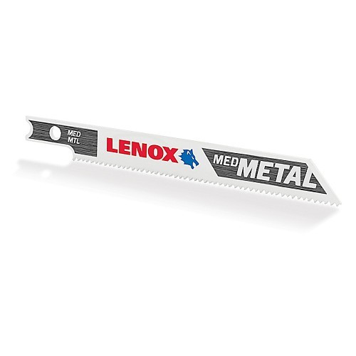 Stanley Black & Decker® Lenox® 1991569 Jig Saw Blade, 3-5/8 in Length, 3/8 in Width, 18 TPI, Bi-Metal Body, Applicable Materials: Metal