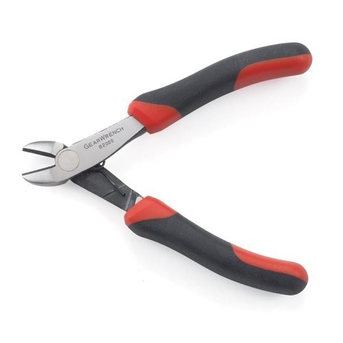 Stanley® Black & Decker GEARWRENCH® 25404 Diagonal Cutting Plier, 0.51 in L x 0.33 in W x 0.51 in Thk Jaw, 6-1/4 in Overall Length, Flush Cut Type, Alloy Steel Jaw, No Insulated