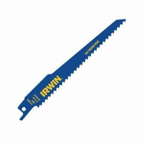 Stanley® Black & Decker Irwin® 410748 Reciprocating Saw Blade, 9 in Length, 3/4 in Width, 6 TPI, Bi-Metal Body