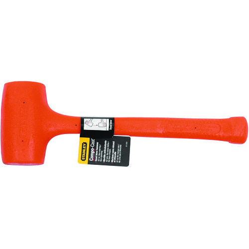 Stanley® Black & Decker Stanley® 57-533 Soft Face Hammer, 14-1/4 in Overall Length, 2-1/2 in Face Dia, Soft Face, 42 oz Head, Steel Handle