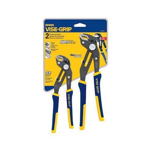 Stanley® Black & Decker Stanley® 586-2078709 GroovingLock Plier Set, 2 Piece, 8 in, 10 in Overall Length