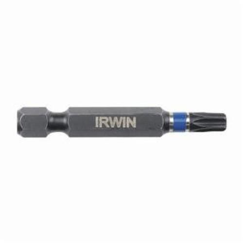 Stanley® Black & Decker Irwin® 590380 Impact Power Bit, T20 Point, Torx Point, 2 in Overall Length, 1/4 in, Cold Forged High Grade Steel