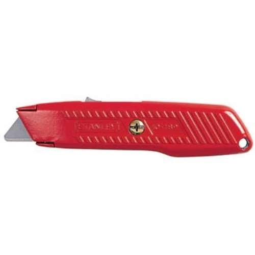 Stanley® Black & Decker Stanley® 680-10-189C Utility Knife, Interlock, 1-5/16 in Blade Width, Carbon Steel Blade, 1 Number of Blades Included, 5-7/8 in Overall Length