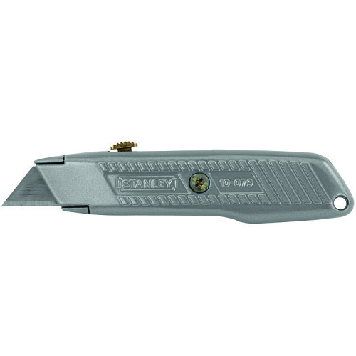 Stanley® Black & Decker Stanley® 807290 Utility Knife, Retractable Blade, Steel Blade, 3 Number of Blades Included, 5-7/8 in Overall Length