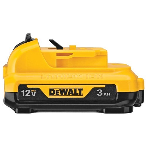 Stanley® Black & Decker DeWALT® DCB124 Battery, Bare Tool, 3 Ah Battery, Lithium-Ion Battery, 12 V Charge, For Use With: DCB100, DCB101, DCB102, DCB103, DCB104, DCB107, DCB112, DCB113, DCB115, DCB119 Chargers