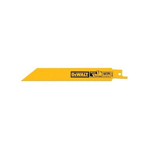 Stanley® Black & Decker DeWALT® DW4815 Reciprocating Saw Blade, 3-1/2 in Length, 18 TPI, Bi-Metal Body