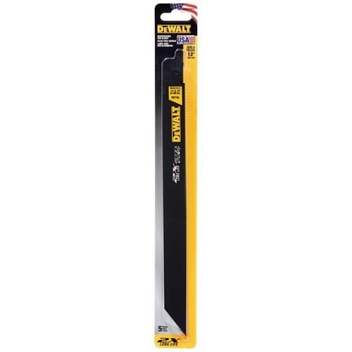 Stanley® Black & Decker DeWALT® DWA41812 Reciprocating Saw Blade, 12 in Length, 14-18 TPI, Bi-Metal Body