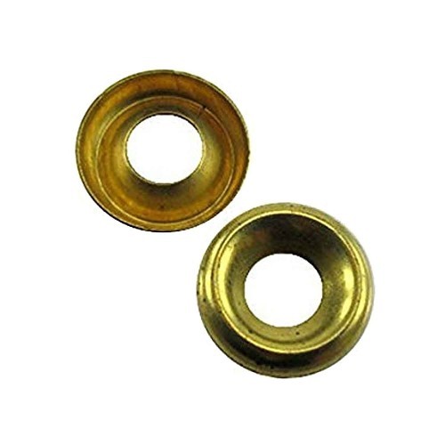 Countersunk/Finish Washer, Imperial, #8 Nominal, Brass