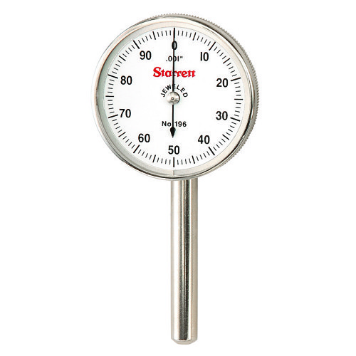 Starrett® Starrett® 50699 Dial Indicator, Measuring Range: 0.2 in, 0-100 Dial, Graduations: 0.001 in