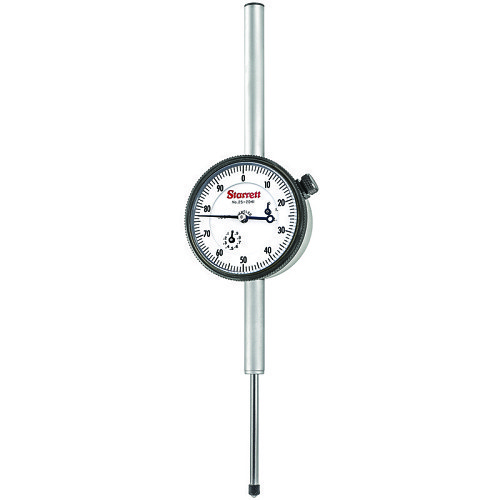 Starrett® Starrett® 53309 Dial Indicator, Measuring Range: 2 in, 0-100 Dial, Graduations: 0.001 in