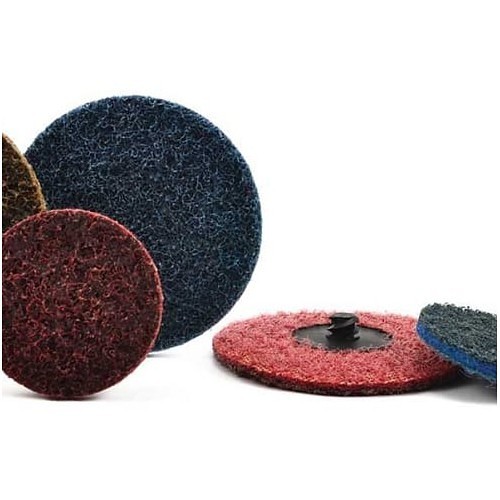 Quick-Change Disc, 2 in Disc Dia, Medium Grade, Aluminum Oxide Abrasive