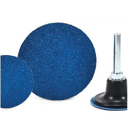 Quick-Change Disc, 2 in Disc Dia, 60 Grit, Zirconia Abrasive