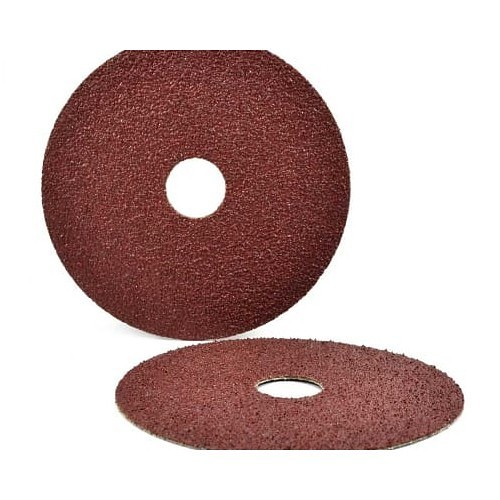 Fiber Disc, 7 in Disc Dia, 7/8 in Center Hole, 36 Grit, Aluminum Oxide Abrasive