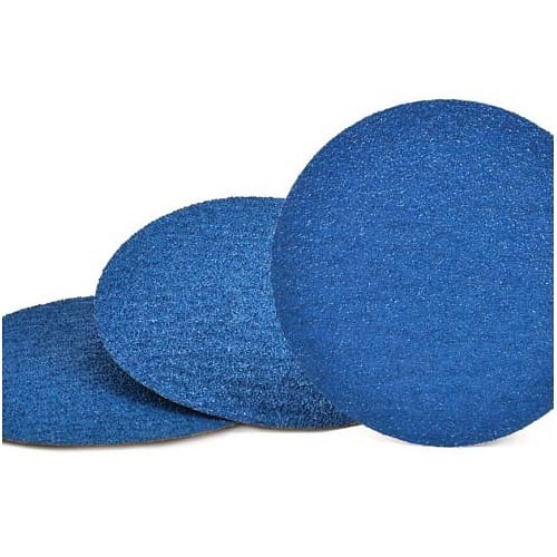 PSA Disc, 20 in Disc Dia, 40 Grit, Zirconia Abrasive, Cloth Backing