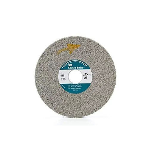 Deburring Wheel, 8 in Width/Diameter, Silicon Carbide