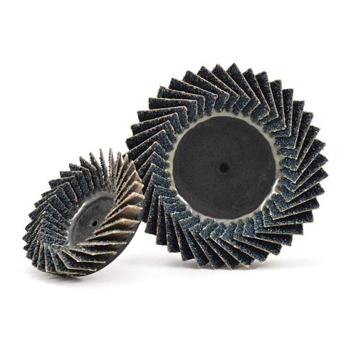 Flap Disc, 3 in Disc Dia, 36 Grit, Zirconia Abrasive, Mini Flex Disc