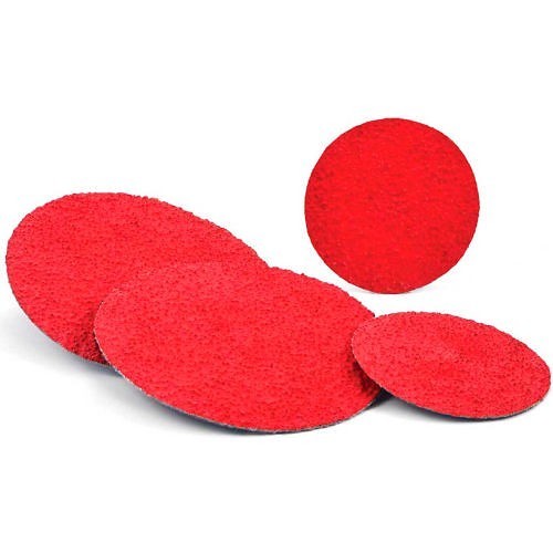 Quick-Change Disc, 3 in Disc Dia, 80 Grit, Ceramic Abrasive