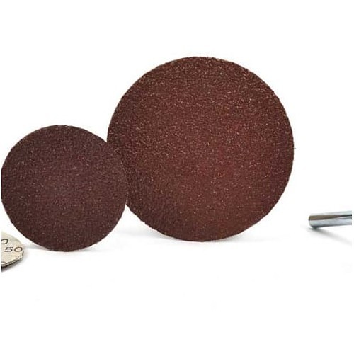 Quick-Change Disc, 2 in Disc Dia, 80 Grit, Aluminum Oxide Abrasive