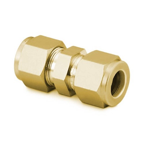 Swagelok® B-1210-6 Hydraulic Union, 3/4 in Nominal, Swagelok, Brass