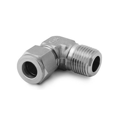 Swagelok® SS-1210-2-12 Tube Elbow, Elbow, 3/4 x 3/4 in Nominal, Swagelok® Tube Fitting x NPT, 316 Stainless Steel