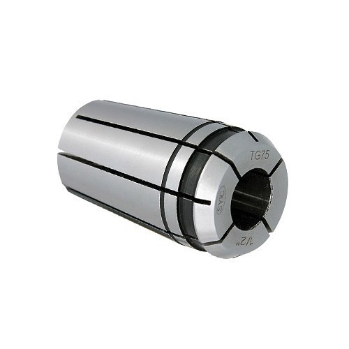 TECHNIKS 04010-5/8 Single Angle Collet, TG100, 2-3/8 in Overall Length, 5/8 in, 2-3/8 in Clamping Hole Length, 1.379 in Body Dia, 1.379 in Head Dia