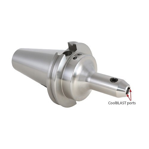 TECHNIKS 22945B End Mill Holder, 1 in Hole Dia, Taper Shank, CAT 50 Taper, 2 in Nose Dia, 4 in Projection