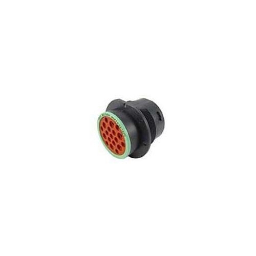 TE Connectivity Deutsch Connectors HDP24-2419PN Receptacle Connector, 19 Positions, #24-19 Wire, Thermoplastic Housing