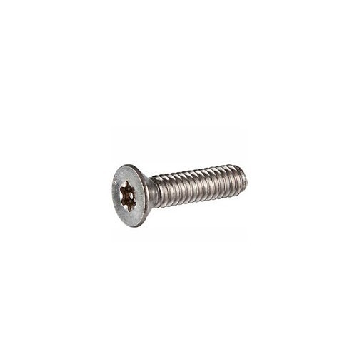 Tamper-Pruf 4.12212UF Machine Screw, Imperial, #12-24 Diameter - Thread Size, 1/2 in Overall Length, 18-8 Stainless Steel, Undercut Flat Head, Torx Pin/6-Lobe Drive