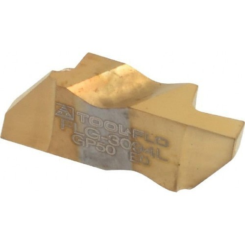 Tool-Flo 563694LN4C Grooving Insert, Parallelogram, Left Hand Cutting, 0.094 in Cutting Width, Manufacturer's Grade: GP50C, TiCN Coated