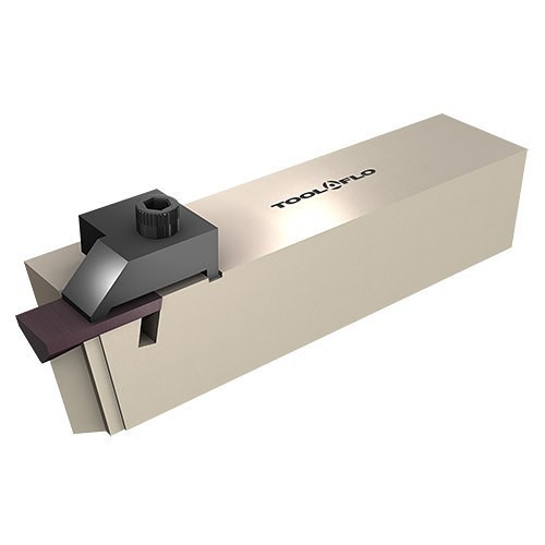 Tool-Flo TOOL-FLO CDVOL-16 Threading and Grooving Holder, External Tool Holder, 1 in W x 1 in H Shank, Left Hand Cutting, 0.812 in Cutting Depth