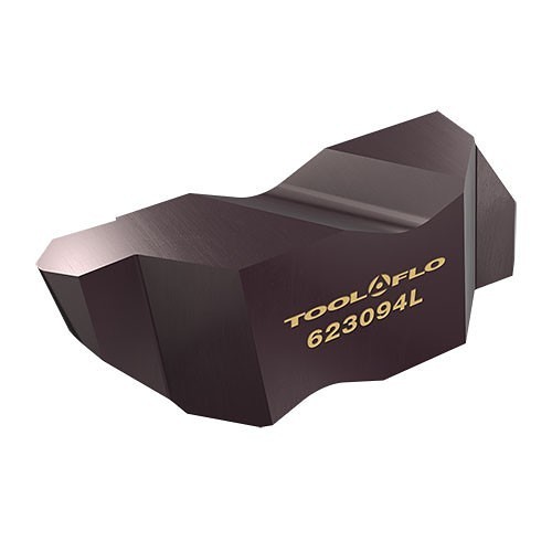 Tool-Flo TOOL-FLO FLU-3094R GP50C Under-Cutting Insert, 3094 Insert, FLU Insert, 0.094 in Cutting Width, Carbide, Manufacturer's Grade: GP50C, TiCN+TiN Coated