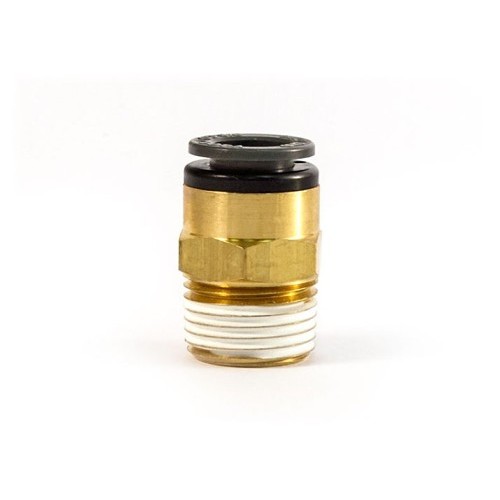 Tramec Sloan S768PMT-6-4 Connector, Straight, 1/4 in Nominal, Brass